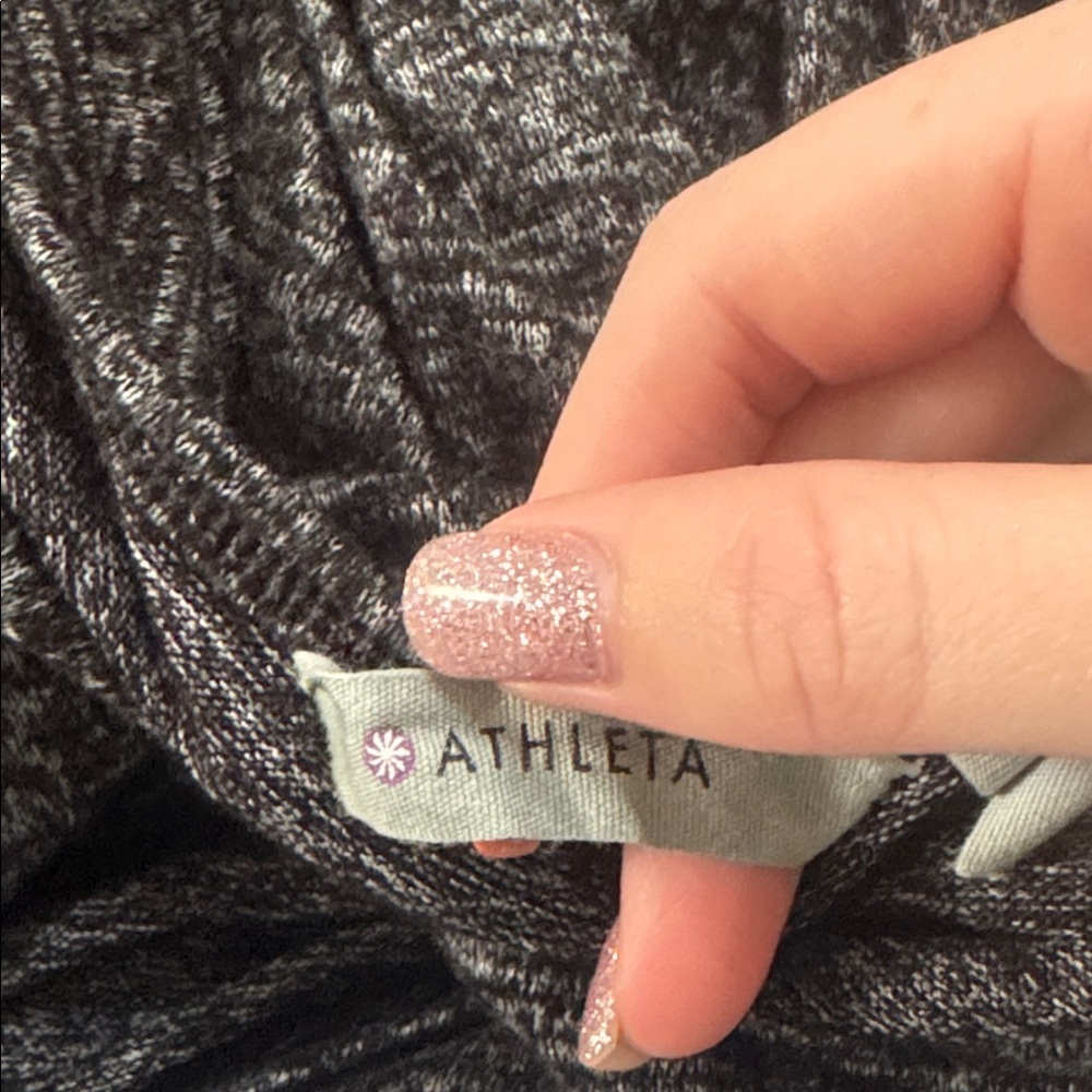 Athleta Women’s Crew Neck Solitude Waist Twist Long Sleeve Dress Size M/Medium - Picture 10 of 10